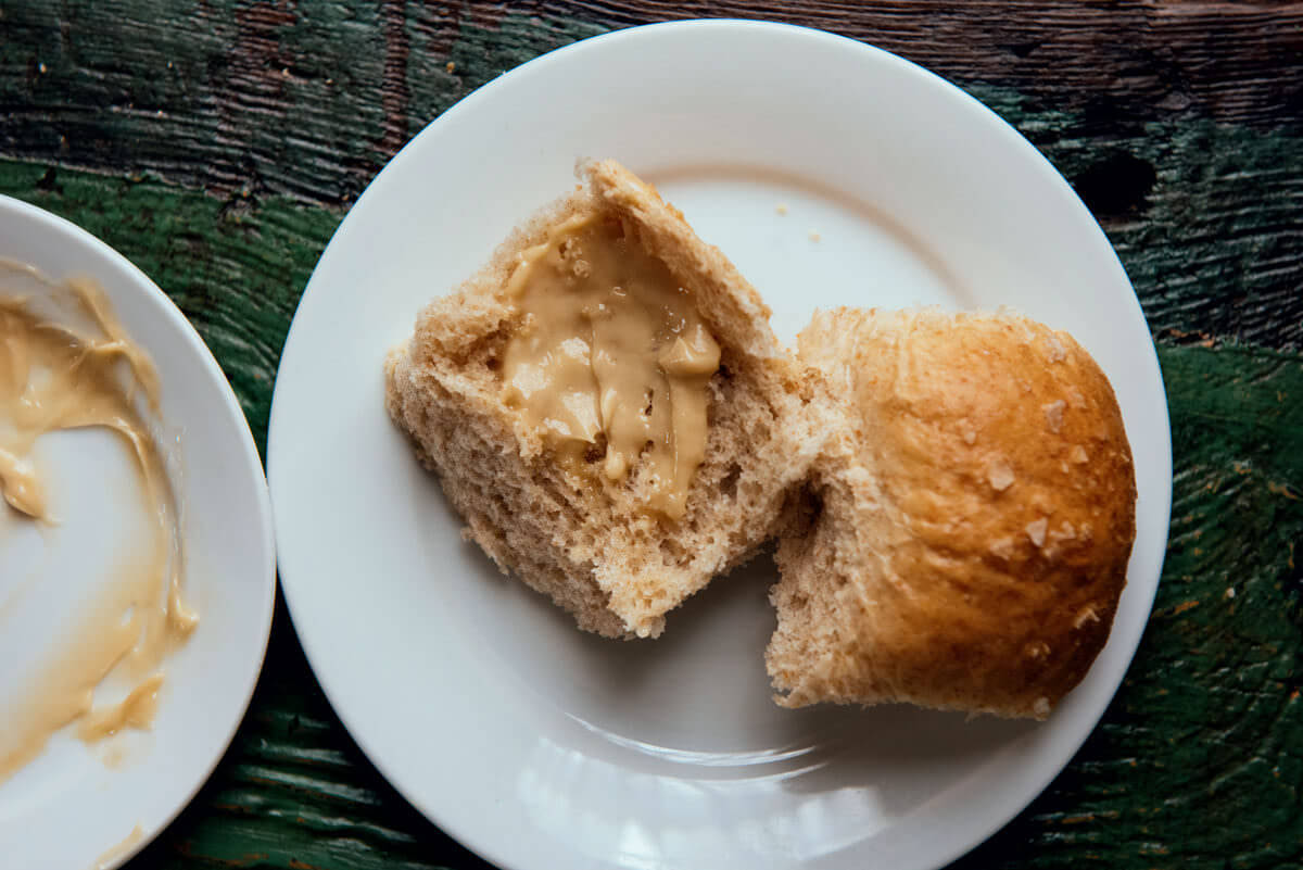 lagniappe rolls with pouriers butter