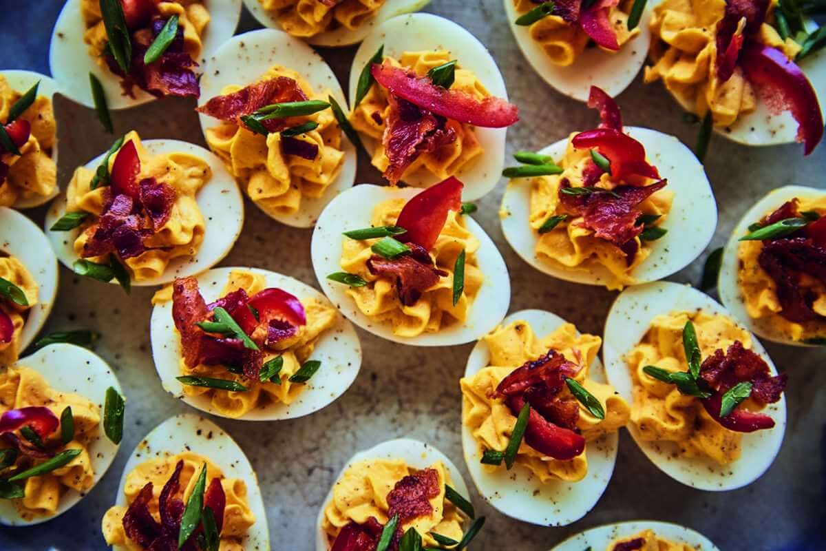 deviled eggs