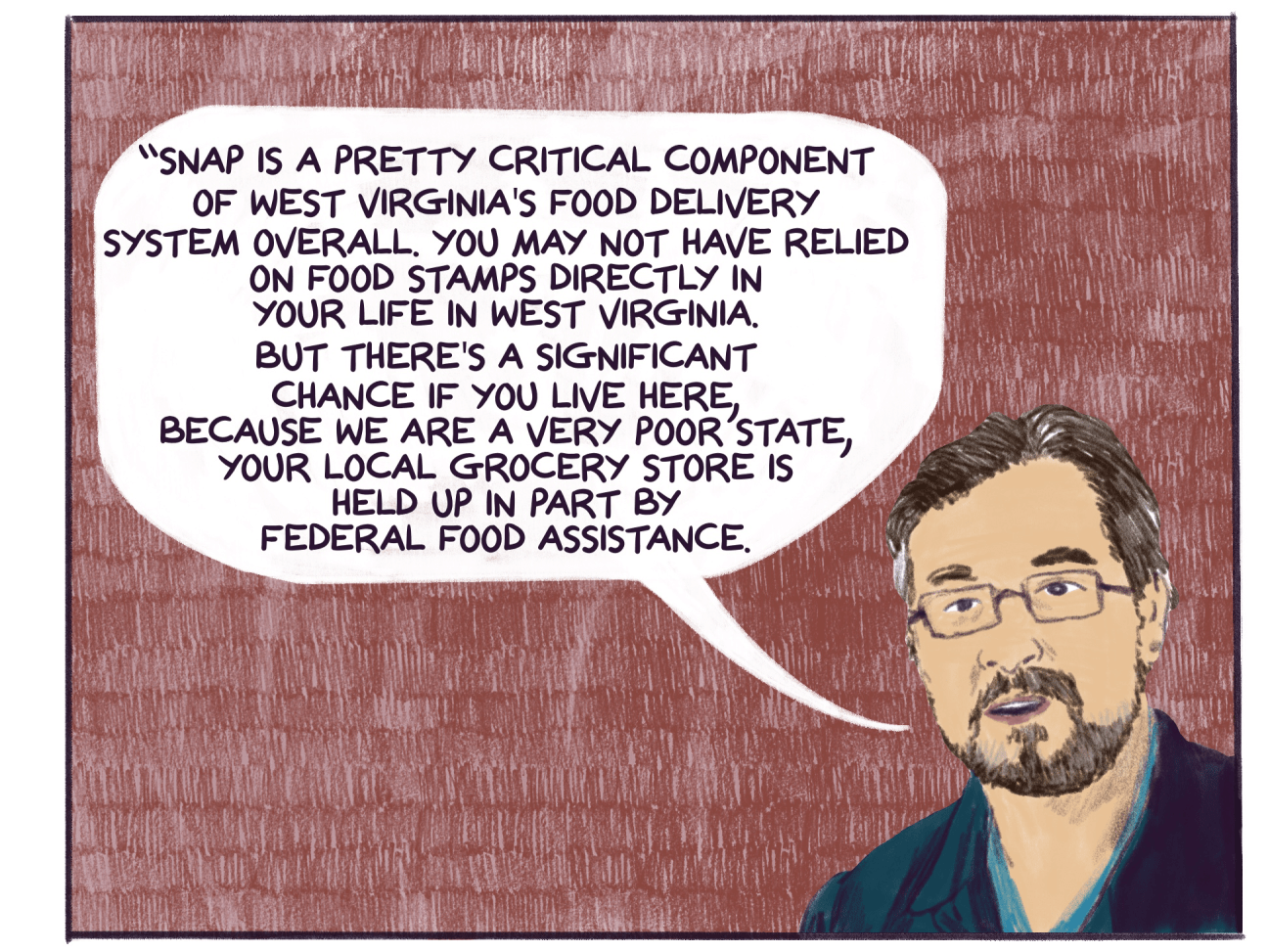 Comic panel shows Seth DiSteffano with quote that reads: 